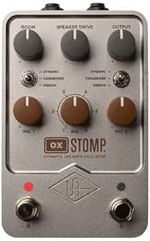 Amazon | UNIVERSAL AUDIO UAFX OX Stomp. Dynamic Speaker Emulator